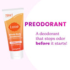 Whole Body Deodorant - Mini Travel Size Invisible Cream Tube - Trial Size - 72 Hour Odor Control - Doctor Developed - Aluminum Free. Baking Soda Free - .5oz (Pack of 2) (Clean Tangerine)