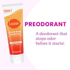 Whole Body Deodorant - Invisible Cream Tube - 72 Hour Odor Control - Aluminum Free. Baking Soda Free. Skin Safe - 3.0 ounce (Pack of 2) (Clean Tangerine)