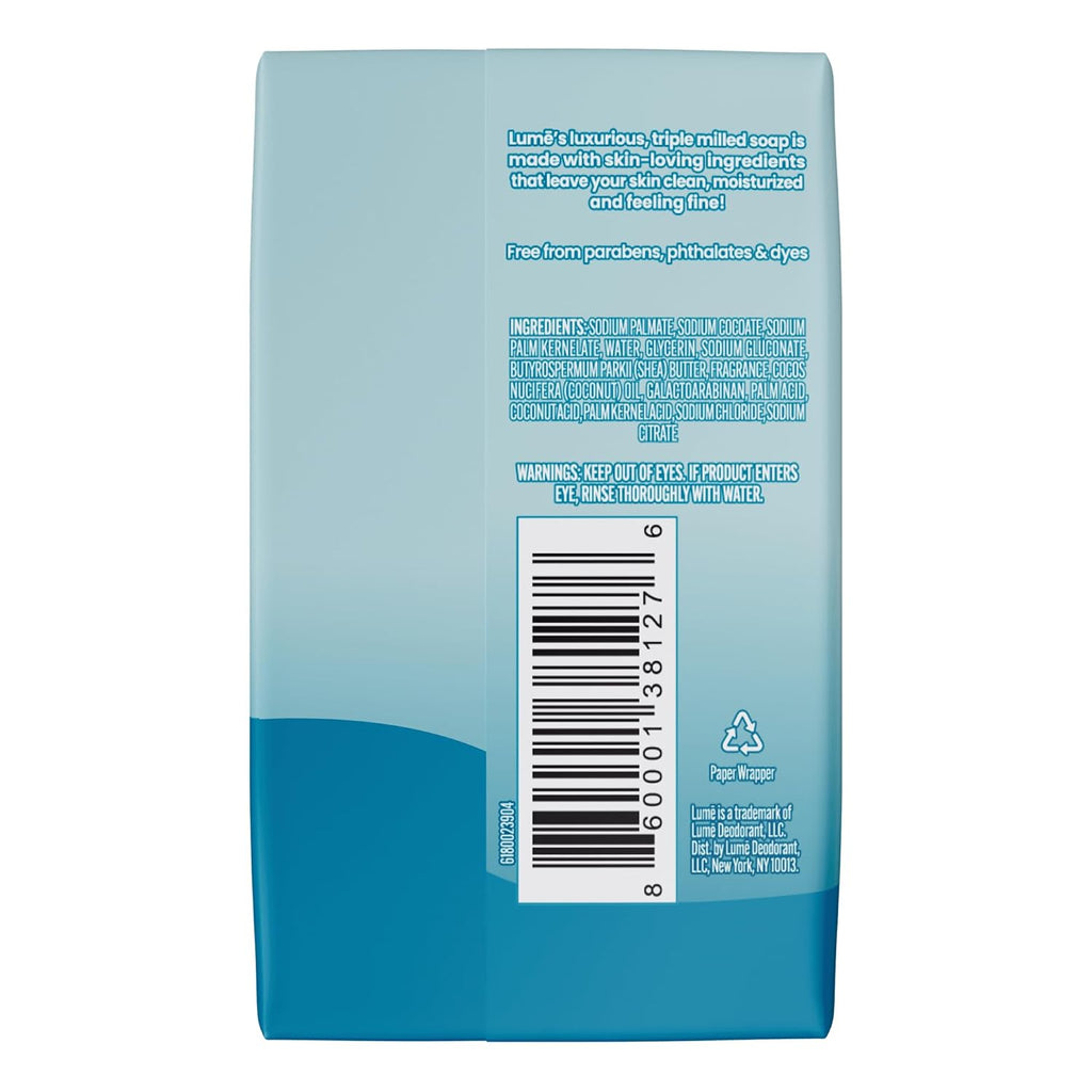 Triple Milled Bar Soap - Rich Moisture & Gentle Cleansing - Formulated Without Parabens or Phthalates. Skin Loving - 5 ounce (Unscented)