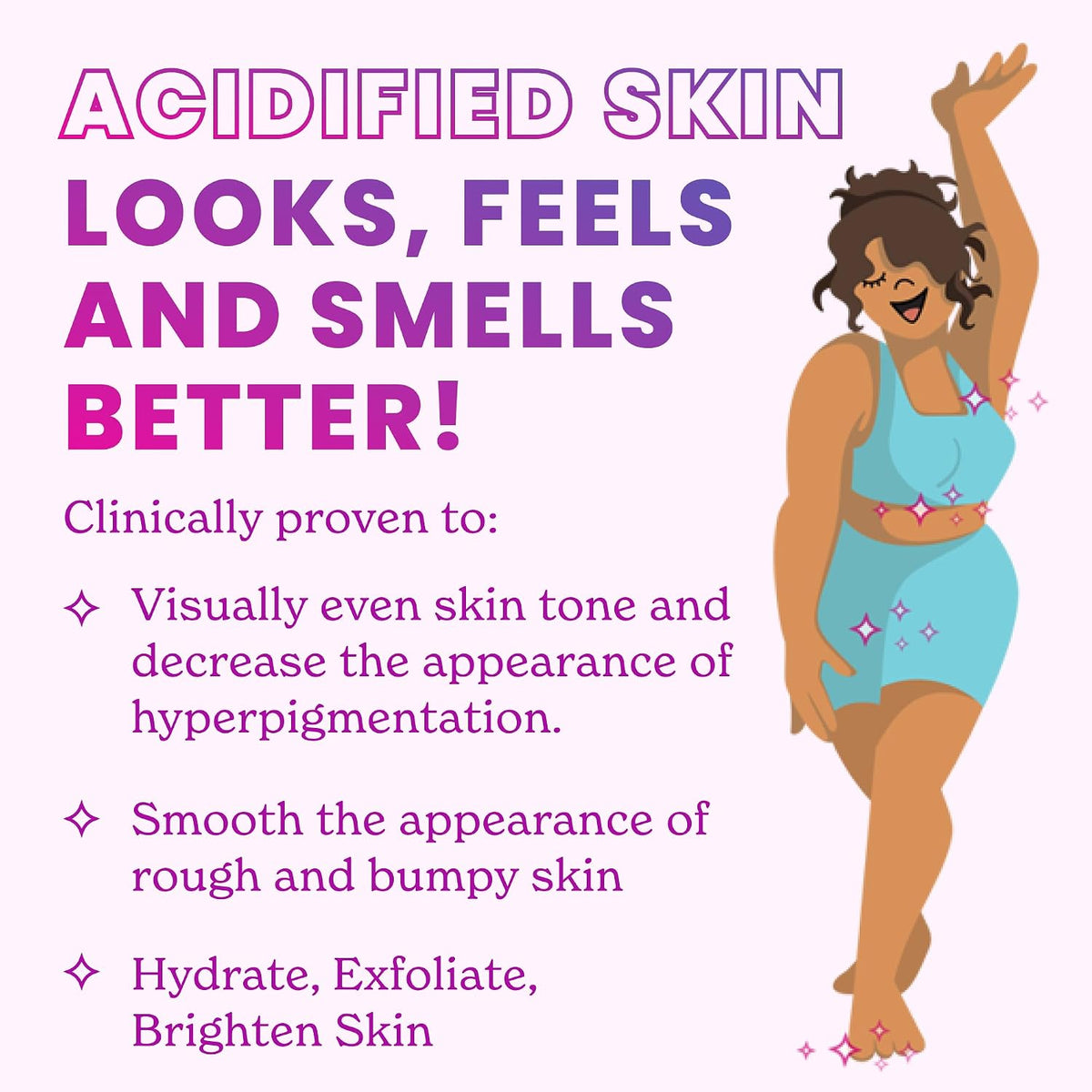 Acidified Body Cream - Smooth Appearance of Rough. Bumpy Skin - Paraben Free. Lanolin Free. Skin Safe - 6 ounce (Lavender Sage)
