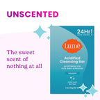 Acidified Body Cleansing Bar - 24 Hour Odor Control - Removes Odor Better than Soap - Moisturizing Formula - Formulated Without SLS or Parabens - OB/GYN Developed - 5 ounce (Unscented)