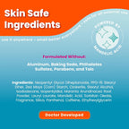 Whole Body Deodorant - Smooth Solid Stick - 72 Hour Odor Control - Aluminum Free. Baking Soda Free and Skin Loving - 2.6 Ounce (Pack of 3) (Unscented)