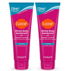 Whole Body Deodorant Plus Sweat Control - Smooth Cream Tube - 72 Hour Odor And Sweat Control - Baking Soda Free. Skin Loving - 3.0 ounce (Pack of 2) (Unscented)