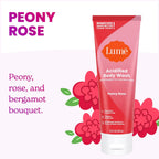 Acidified Body Wash - 24 Hour Odor Control - Removes Odor Better than Soap - Moisturizing Formula - Formulated Without SLS or Parabens - OB/GYN Developed - 8.5 ounce (Peony Rose)