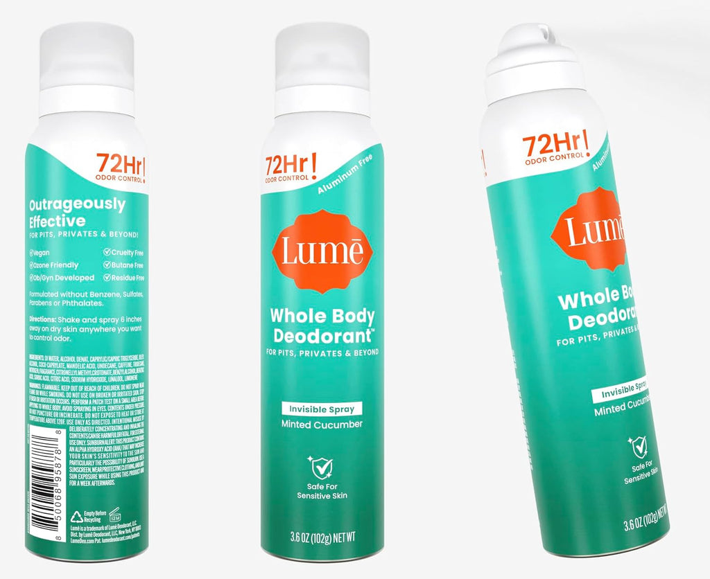 Invisible Spray Deodorant For Women - Whole Body Deodorant Spray - 72Hr Odor Control - Ozone Friendly - Aluminum Free & Baking Soda Free - Skin Loving. Low Irritation - 1pk (Minted Cucumber)