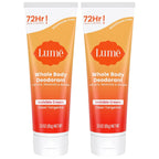 Whole Body Deodorant - Invisible Cream Tube - 72 Hour Odor Control - Aluminum Free. Baking Soda Free. Skin Safe - 3.0 ounce (Pack of 2) (Clean Tangerine)