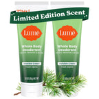 Whole Body Deodorant - Invisible Cream Tube - 72 Hour Odor Control - Doctor Developed - Aluminum Free. Baking Soda Free and Skin Loving - 3.0 Ounce. (Pack of 2) (Fresh Alpine)