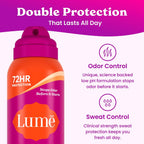 Deodorant Plus Sweat Control - Invisible Spray - Extra Strength Antiperspirant For Underarms - 72 Hour Odor And Sweat Control - Baking Soda Free - 2 Pack (Clean Tangerine)