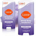 Whole Body Deodorant - Invisible Cream Stick - 72 Hour Odor Control - Aluminum Free. Baking Soda Free. Skin Safe - 2.2 Ounce (Pack of 2) (Soft Powder)