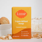 Triple Milled Bar Soap - Rich Moisture & Gentle Cleansing - Paraben Free. Phthalate Free. Skin Safe - 5 ounce (Toasted Coconut)
