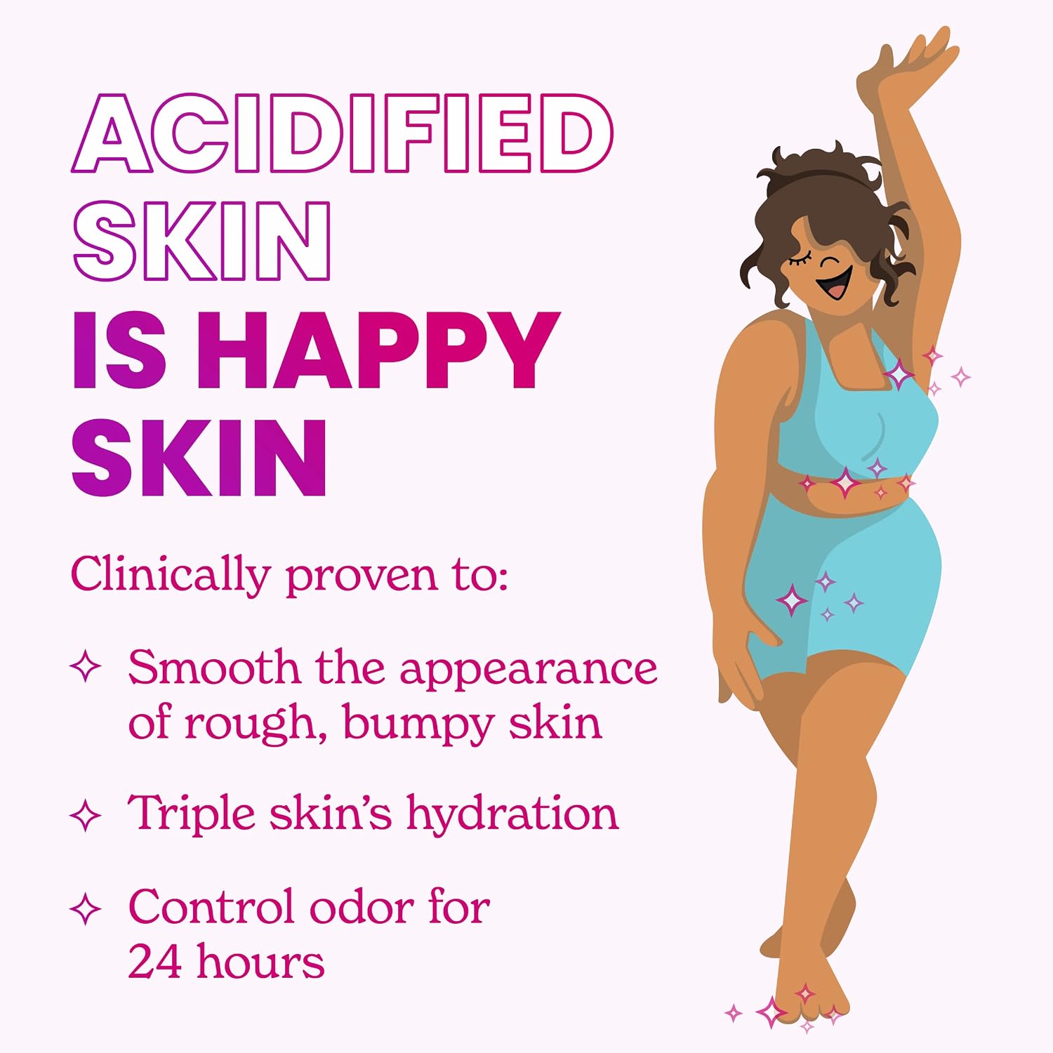Acidified Body Cream - Smooth Appearance of Rough. Bumpy Skin - Paraben Free. Lanolin Free. Skin Safe - 6 ounce (Unscented)