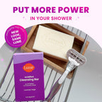 Acidified Body Cleansing Bar - 24 Hour Odor Control - Removes Odor Better than Soap - Moisturizing Formula - Formulated Without SLS and Parabens - OB/GYN Developed - 5 ounce (Lavender Sage)