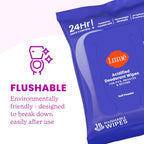 Acidified Deodorant Wipes - 24 Hour Odor Control - Whole Body Deodorant Wipes - Aluminum Free. Baking Soda Free. Skin Loving - Flushable - 15 Count - 3 Pack (Soft Powder)