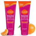 Whole Body Deodorant Plus Sweat Control - Smooth Cream Tube - 72 Hour Odor And Sweat Control - Baking Soda Free. Skin Loving - 3.0 ounce (Pack of 2) (Clean Tangerine)