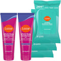 Whole Body Deodorant Plus Sweat Control - Smooth Cream Tube (Soft Powder) and Acidified Deodorant Wipes - 24 Hour Odor Control - Aluminum Free. Baking Soda Free. Skin Loving