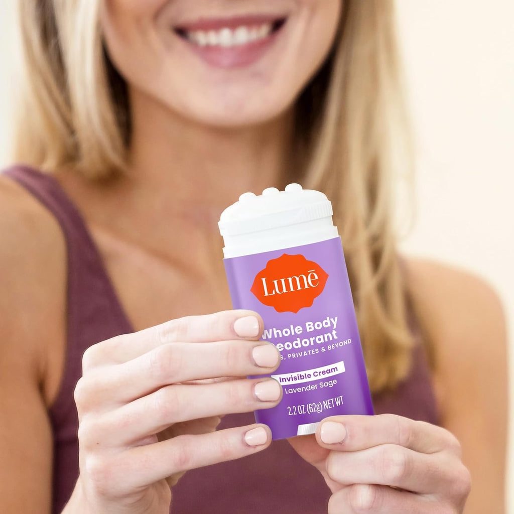 Deodorant Cream Stick - Underarms and Private Parts - Aluminum-Free. Baking Soda-Free. Hypoallergenic. and Safe For Sensitive Skin - 2.2 Ounce (Pack of 2) (Lavender Sage)