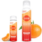 Invisible Spray Deodorant For Women Two Pack - Full Size & Mini Whole Body Deodorant Spray - 72 Hr Odor Control - Aluminum & Baking Soda Free - 2 Piece Bundle - 3.6 oz & 1.0 oz (Clean Tangerine)