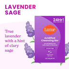 Acidified Body Cleansing Bar - 24 Hour Odor Control - Removes Odor Better Than Soap - Moisturizing - No SLS or Parabens - OB/GYN Developed - 8.5 Ounce. 3 Pack (Tangerine. Lavender. & Unscented)