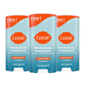 Whole Body Deodorant - Smooth Solid Stick - 72 Hour Odor Control - Aluminum Free. Baking Soda Free and Skin Loving - 2.6 Ounce (Pack of 3) (Unscented)