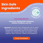 Whole Body Deodorant - Smooth Solid Stick - 72 Hour Odor Control - Aluminum Free. Baking Soda Free and Skin Safe - 2.6 Ounce (Pack of 2) (Soft Powder)