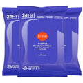 Acidified Deodorant Wipes - 24 Hour Odor Control - Whole Body Deodorant Wipes - Aluminum Free. Baking Soda Free. Skin Loving - Flushable - 15 Count - 3 Pack (Soft Powder)