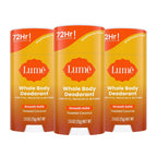 Whole Body Deodorant - Smooth Solid Stick - 72 Hour Odor Control - Aluminum Free. Baking Soda Free and Skin Loving - 2.6 Ounce (Pack of 3) (Toasted Coconut)