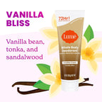 Whole Body Deodorant - Invisible Cream Tube - 72 Hour Odor Control - Doctor Developed - Aluminum Free. Baking Soda Free and Skin Loving - 3.0 Ounce (Vanilla Bliss)