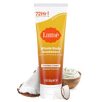 Whole Body Deodorant - Invisible Cream Tube - 72 Hour Odor Control - Aluminum Free. Baking Soda Free. Skin Safe - 3.0 ounce (Toasted Coconut)