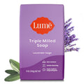 Triple Milled Bar Soap - Rich Moisture & Gentle Cleansing - Paraben Free. Phthalate Free. Skin Safe - 5 ounce (Lavender Sage)