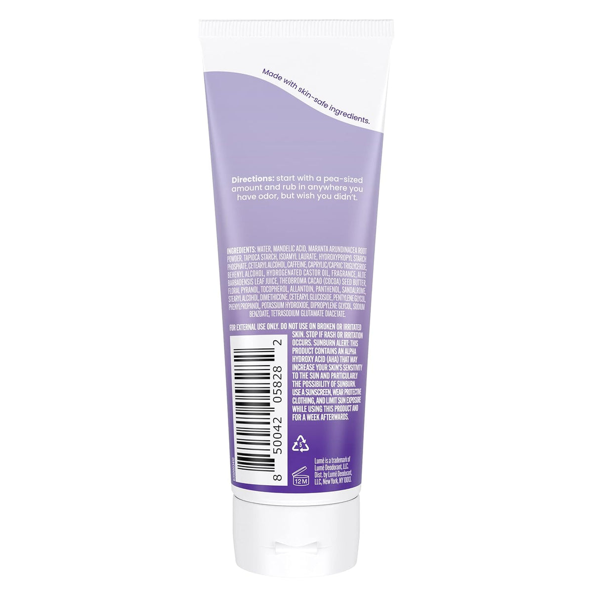 Whole Body Deodorant - Invisible Cream Tube - 72 Hour Odor Control - Aluminum Free. Baking Soda Free. Skin Safe - 3.0 ounce (Soft Powder)