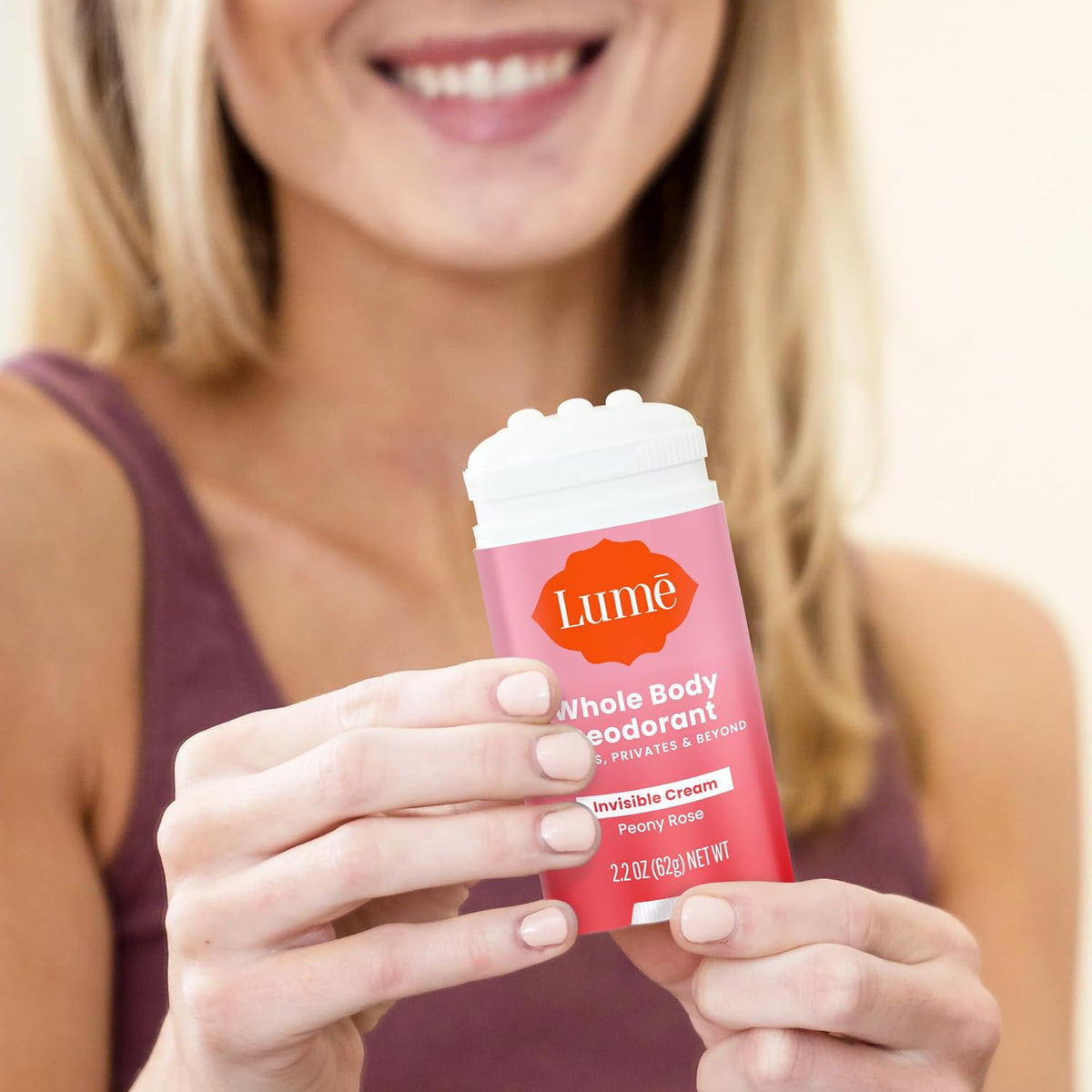 Deodorant Cream Stick - Underarms and Private Parts - Aluminum-Free. Baking Soda-Free. Hypoallergenic. and Safe For Sensitive Skin - 2.2 Ounce (Pack of 2) (Peony Rose)