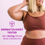 Whole Body Deodorant - Invisible Cream Stick - 72 Hour Odor Control - Doctor Developed - Aluminum Free. Baking Soda Free and Skin Loving - 2.2 Ounce (Pack of 2) (Vanilla Bliss)
