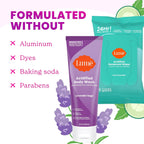Acidified Body Wash & Flushable Deodorant Wipes - 24 Hour Odor Control - Hydrating Wash - Without SLS or Parabens - OB/GYN Developed - 8.5 ounce (Lavender Sage) 15 Count Wipes (Cucumber)