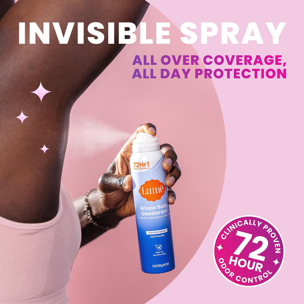 Invisible Spray Deodorant For Women - Whole Body Deodorant Spray - 72Hr Odor Control - Ozone Friendly - Aluminum Free & Baking Soda Free - Skin Loving. Low Irritation - 1pk (Minted Cucumber)