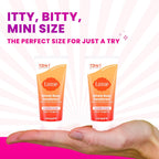 Whole Body Deodorant - Mini Travel Size Invisible Cream Tube - Trial Size - 72 Hour Odor Control - Doctor Developed - Aluminum Free. Baking Soda Free - .5oz (Pack of 2) (Clean Tangerine)