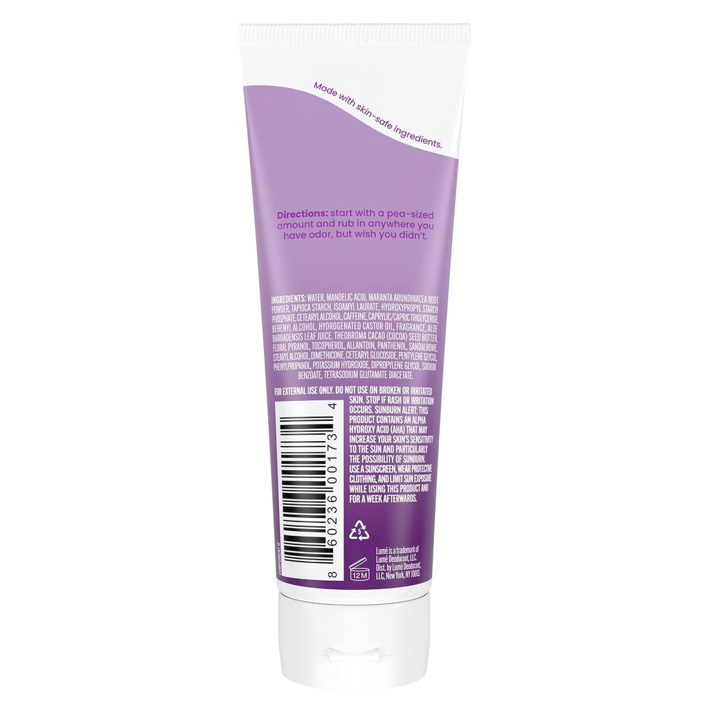 Whole Body Deodorant - Invisible Cream Tube - 72 Hour Odor Control - Aluminum Free. Baking Soda Free. Skin Safe - 3.0 ounce (Lavender Sage)