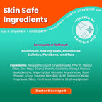 Whole Body Deodorant - Smooth Solid Stick - 72 Hour Odor Control - Aluminum Free. Baking Soda Free and Skin Loving - 2.6 Ounce (Pack of 3) (Minted Cucumber)