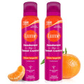 Deodorant Plus Sweat Control - Invisible Spray - Extra Strength Antiperspirant For Underarms - 72 Hour Odor And Sweat Control - Baking Soda Free - 2 Pack (Clean Tangerine)