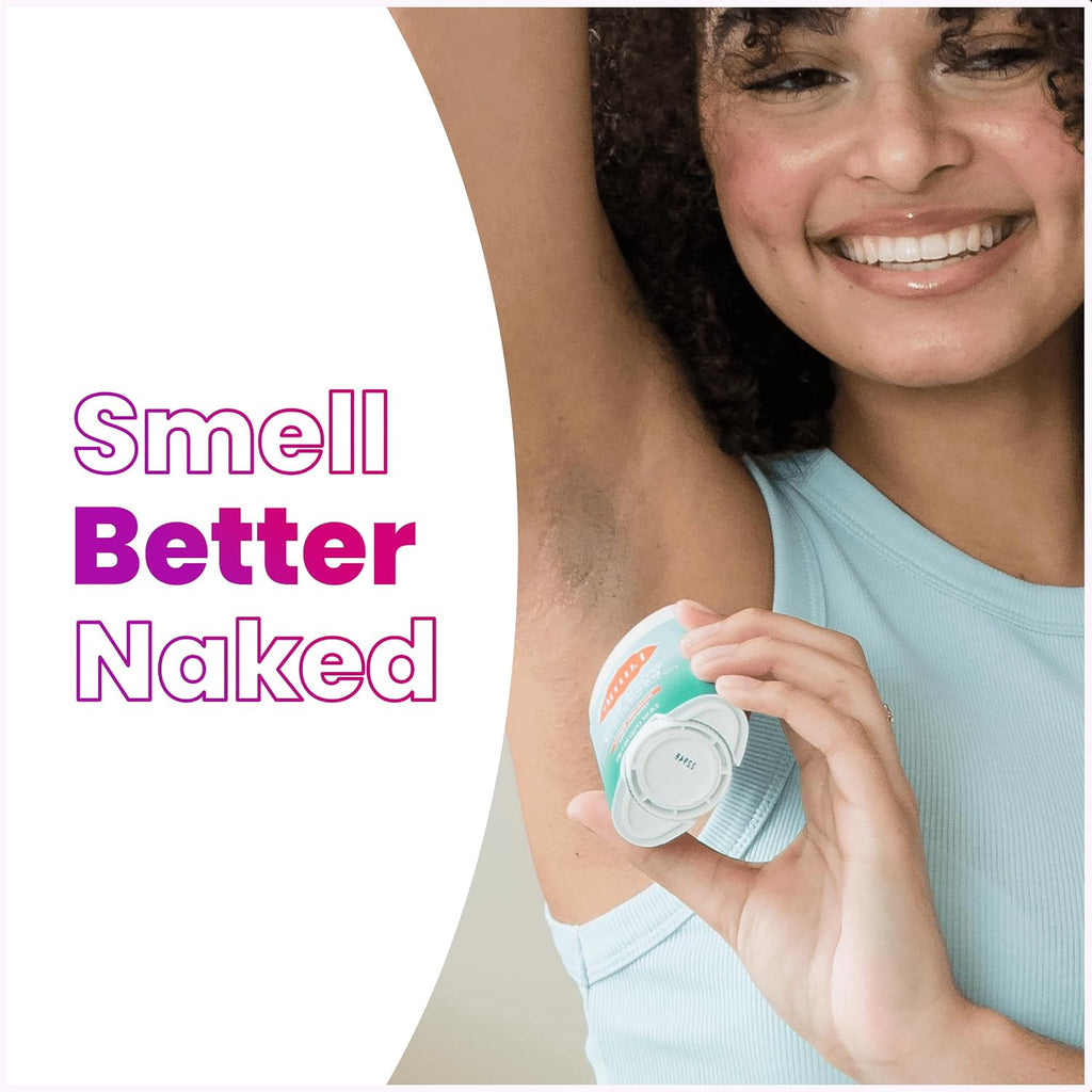 Whole Body Deodorant - Smooth Solid Stick - 72 Hour Odor Control - Aluminum Free. Baking Soda Free and Skin Loving - 2.6 Ounce (Pack of 3) (Minted Cucumber)