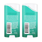 Whole Body Deodorant - Invisible Cream Stick - 72 Hour Odor Control - Aluminum Free. Baking Soda Free. Skin Safe - 2.2 Ounce (Pack of 2) (Minted Cucumber)