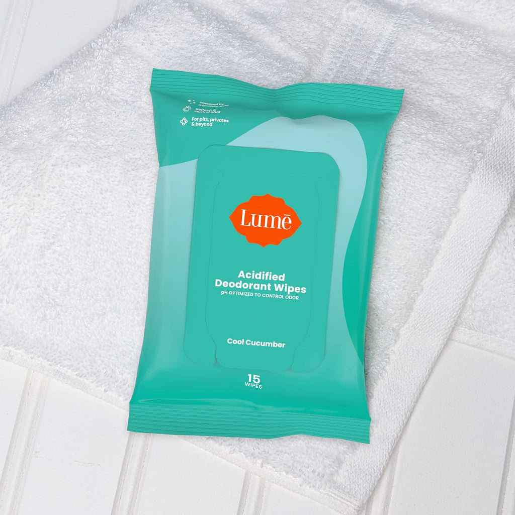 Whole Body Deodorant Plus Sweat Control - Smooth Cream Tube (Soft Powder) and Acidified Deodorant Wipes - 24 Hour Odor Control - Aluminum Free. Baking Soda Free. Skin Loving