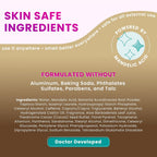 Whole Body Deodorant - Invisible Cream Stick - 72 Hour Odor Control - Doctor Developed - Aluminum Free. Baking Soda Free and Skin Loving - 2.2 Ounce (Pack of 2) (Vanilla Bliss)