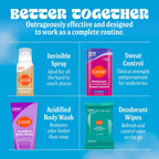 Whole Body Deodorant - Smooth Solid Stick - 72 Hour Odor Control - Doctor Developed - Aluminum Free. Baking Soda Free and Skin Loving - 2.6 Ounce - Pack of 2 - (Summer Peach)