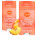 Whole Body Deodorant - Smooth Solid Stick - 72 Hour Odor Control - Doctor Developed - Aluminum Free. Baking Soda Free and Skin Loving - 2.6 Ounce - Pack of 2 - (Summer Peach)