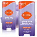 Whole Body Deodorant - Smooth Solid Stick - 72 Hour Odor Control - Aluminum Free. Baking Soda Free and Skin Safe - 2.6 Ounce (Pack of 2) (Soft Powder)