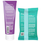 Acidified Body Wash & Flushable Deodorant Wipes - 24 Hour Odor Control - Hydrating Wash - Without SLS or Parabens - OB/GYN Developed - 8.5 ounce (Lavender Sage) 15 Count Wipes (Cucumber)