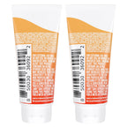 Whole Body Deodorant - Mini Travel Size Invisible Cream Tube - Trial Size - 72 Hour Odor Control - Doctor Developed - Aluminum Free. Baking Soda Free - .5oz (Pack of 2) (Clean Tangerine)