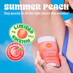 Whole Body Deodorant - Smooth Solid Stick - 72 Hour Odor Control - Doctor Developed - Aluminum Free. Baking Soda Free and Skin Loving - 2.6 Ounce - Pack of 2 - (Summer Peach)